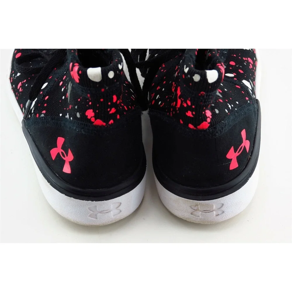 Under Armour Girls Fashion Sneakers Size 4 Black Fabric‎ High-Top Lightweight